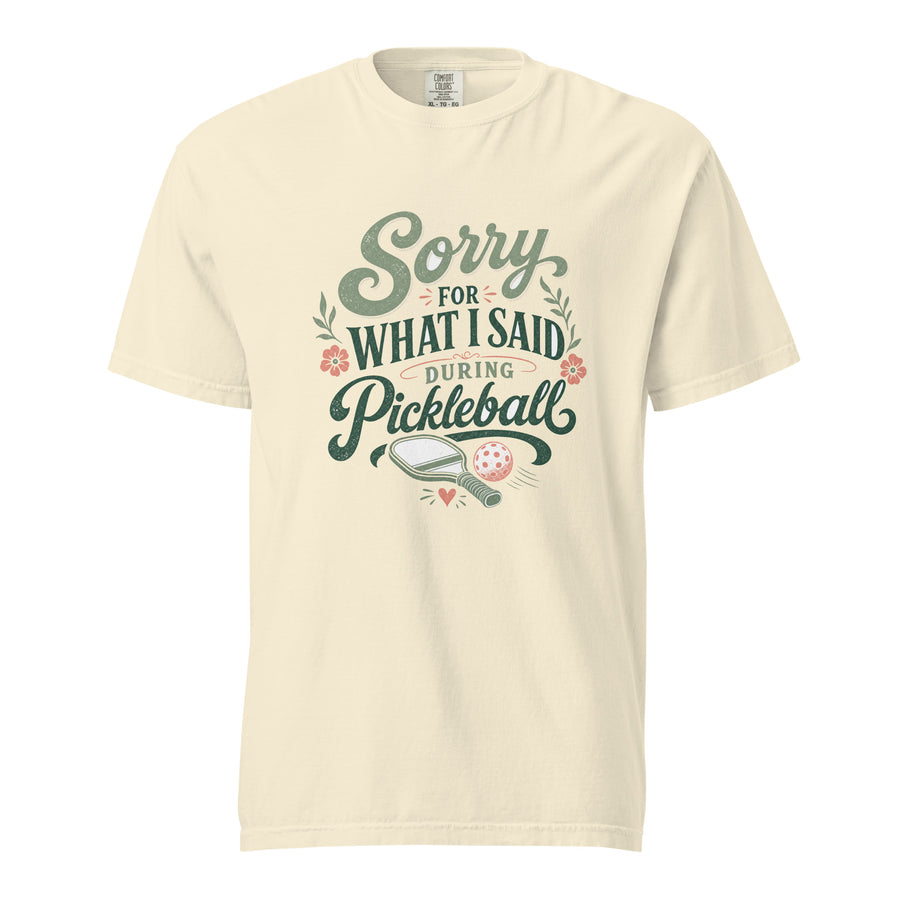 "Sorry For What I Said During Pickleball" Women's Relaxed Tee