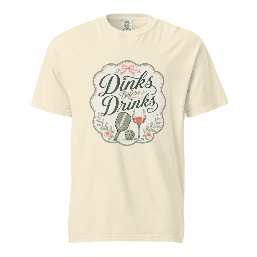 "Dinks Before Drinks" Women's Preppy Tee